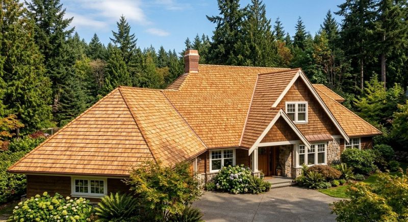 Cedar Roof Installation in Berthoud, CO
