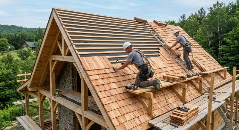 Cedar Roof Installation in Loveland, CO