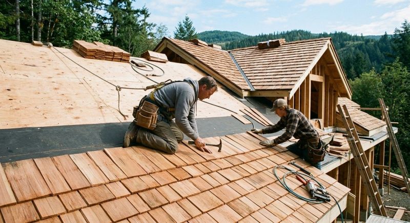 Cedar Roof Installation in Timnath, CO