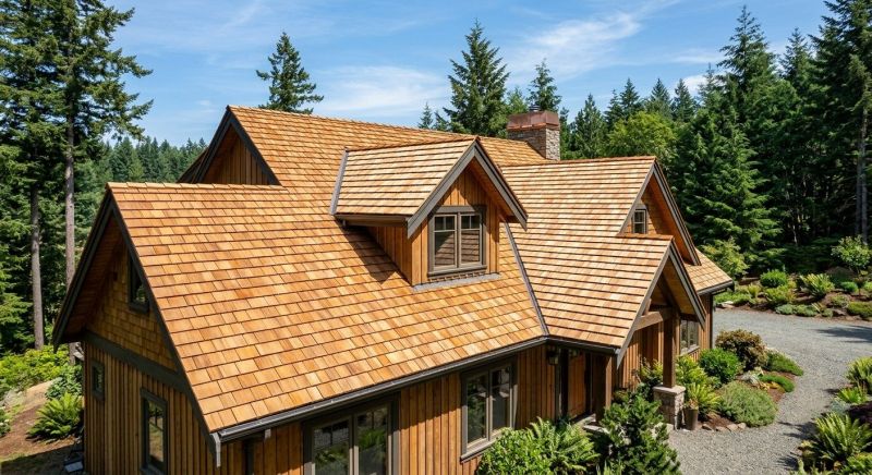 Cedar Roof Installation in Wellington, CO