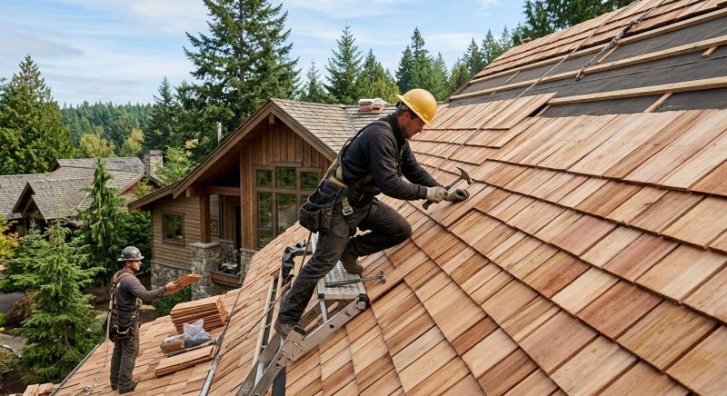 Cedar Shake Roof Construction in Greeley, CO