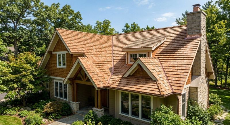 Cedar Shake Roof Construction in Wellington, CO