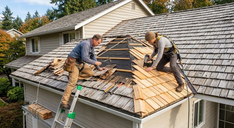 Cedar Shingles Repair in Johnstown, CO