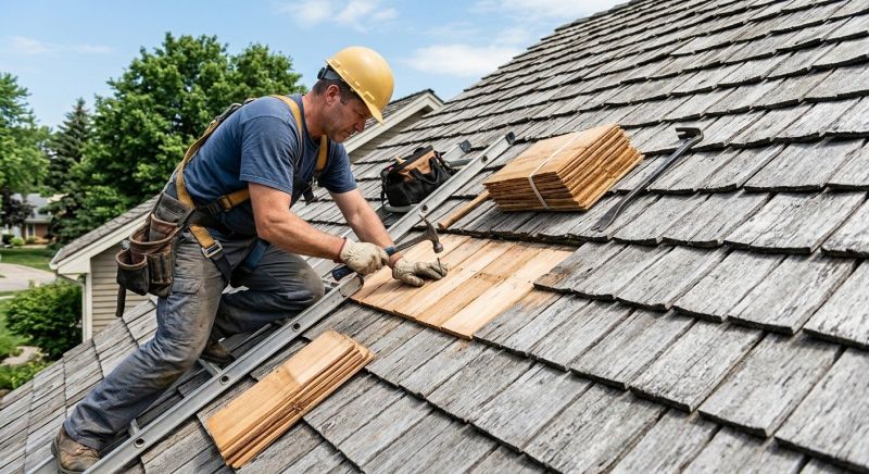 Cedar Shingles Repair in Larimer County, CO