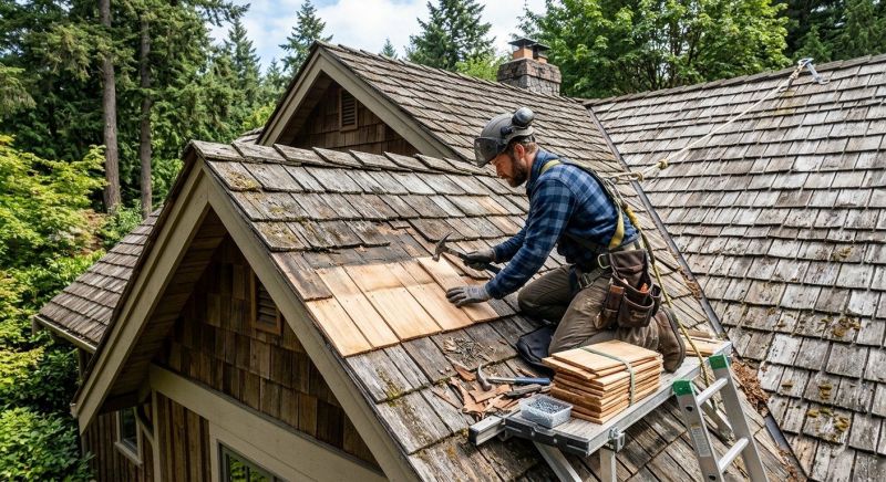 Cedar Shingles Repair in Nunn, CO