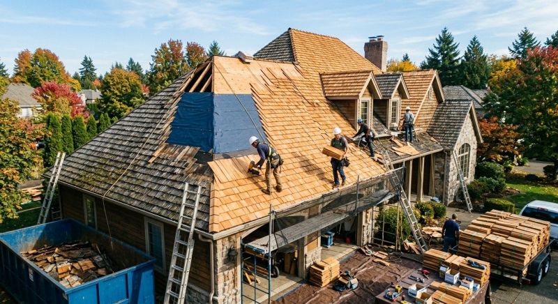 Cedar Shingles Replacement in Evans, CO