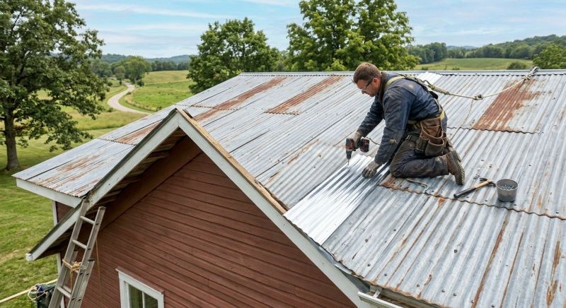 Corrugated Roof Repair in Nunn, CO