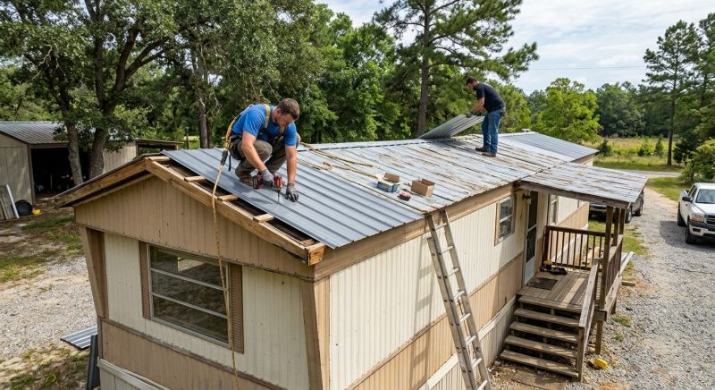 Corrugated Roof Repair in Windsor, CO
