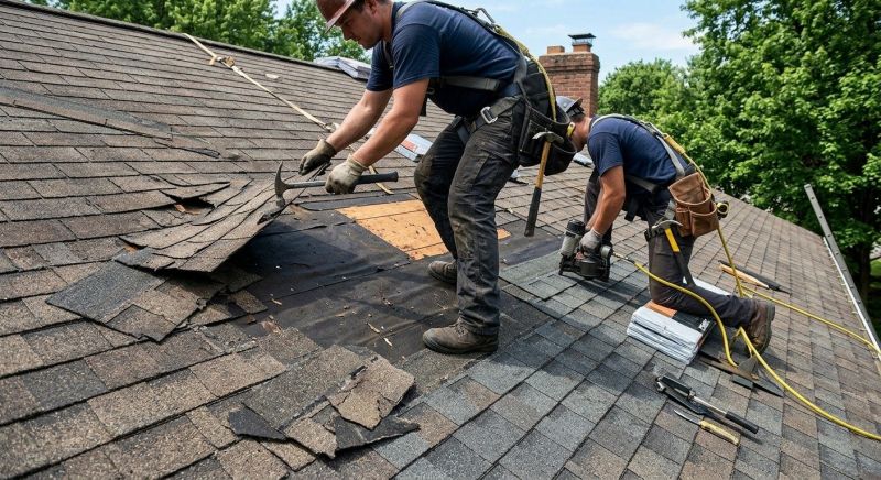 Damaged Roof Repair in Larimer County, CO