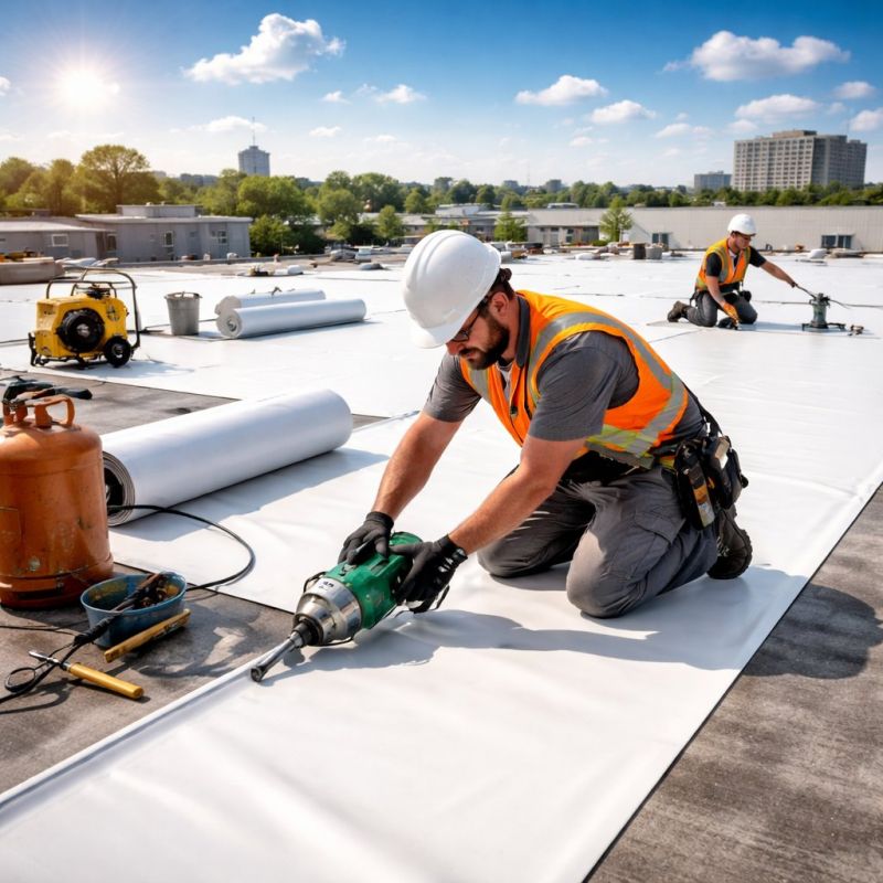 Epdm Roof Installation in Evans, CO
