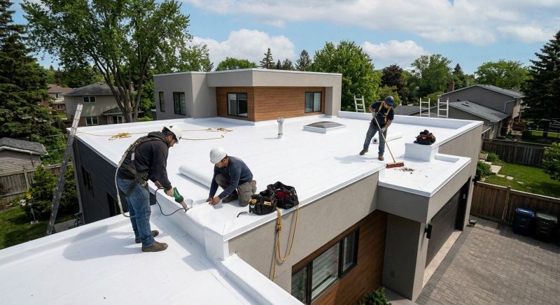 Flat Roof Installation in Larimer County, CO