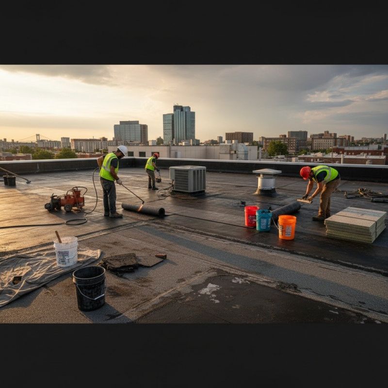 Flat Roof Repair in Evans, CO