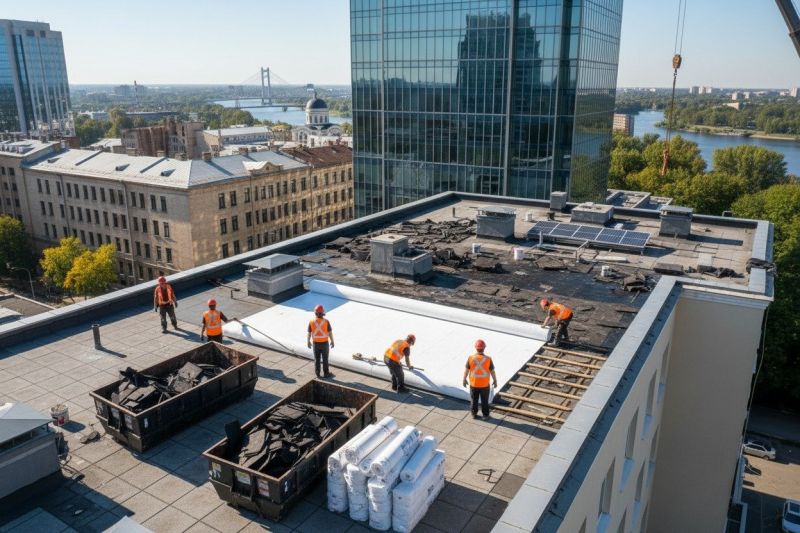 Flat Roof Replacement in Wellington, CO