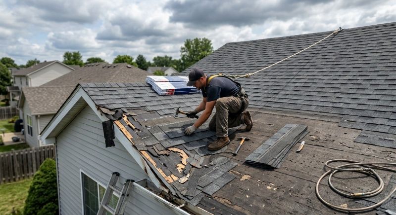 Roof Damage Restoration in Timnath, CO