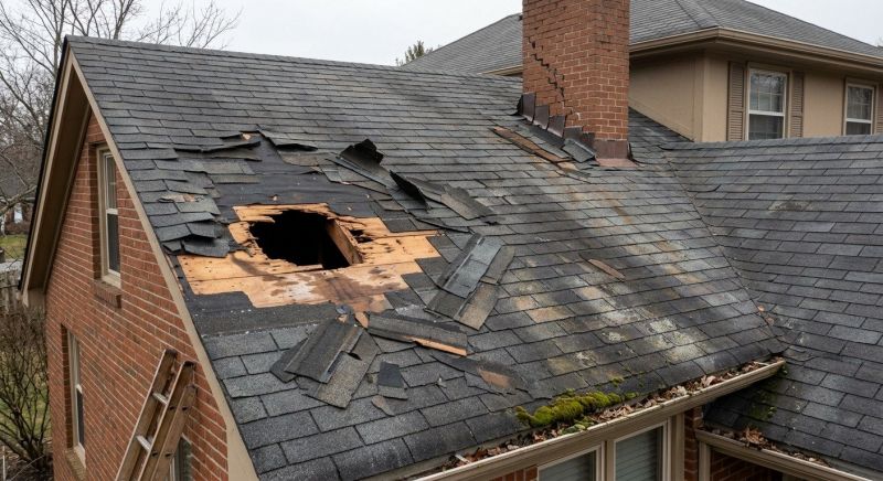 Roof Damage Restoration in Windsor, CO