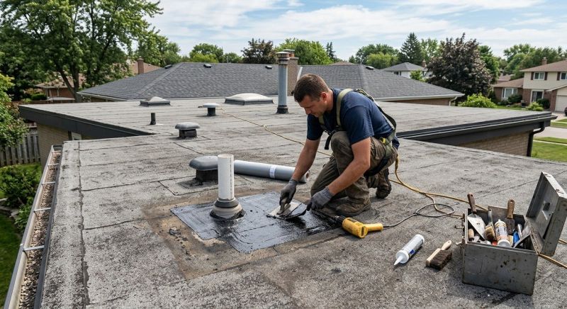 Rubber Roof Repair in Berthoud, CO