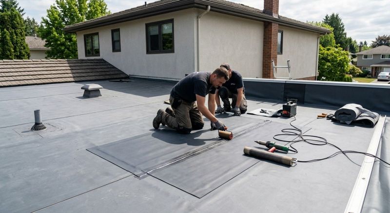 Rubber Roof Repair in Larimer County, CO