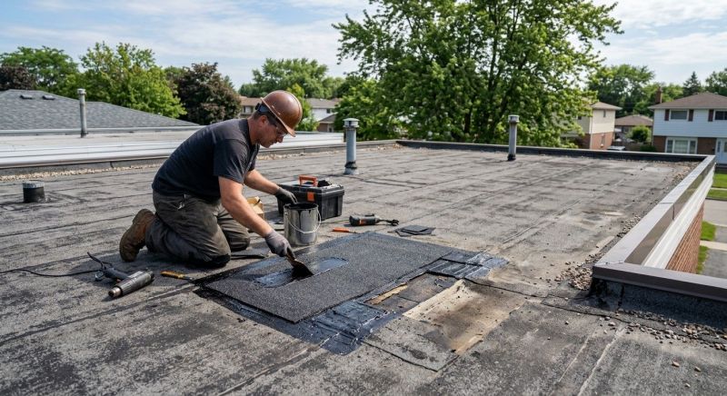Rubber Roof Repair in Timnath, CO