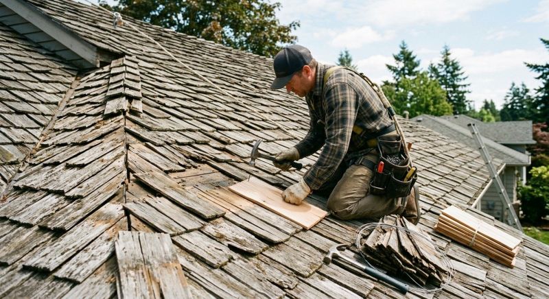 Shake Shingle Repair in Larimer County, CO