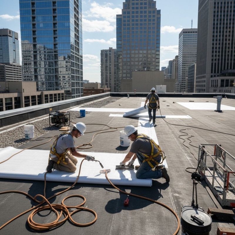 Single Ply Roof Repair in Wellington, CO