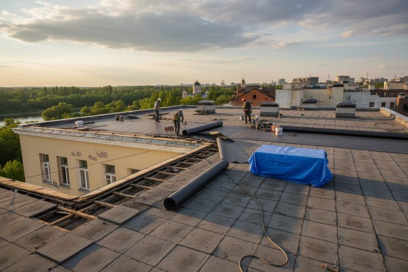 Single Ply Roof Replacement in Wellington, CO