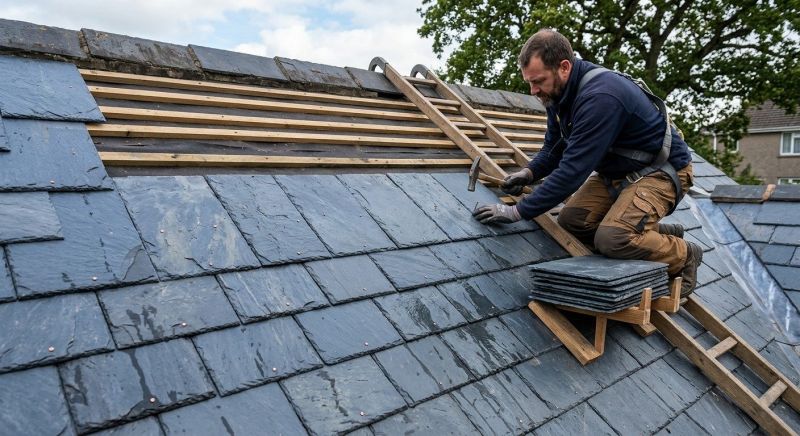 Slate Roof Construction in Evans, CO
