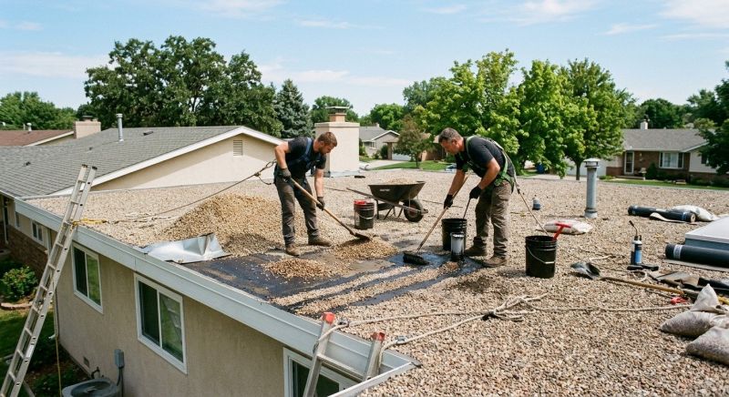 Tar And Gravel Roof Repair in Evans, CO