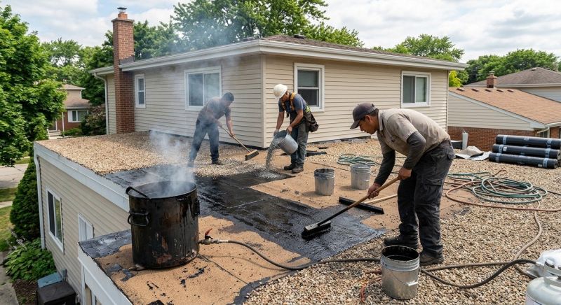 Tar And Gravel Roof Repair in Timnath, CO