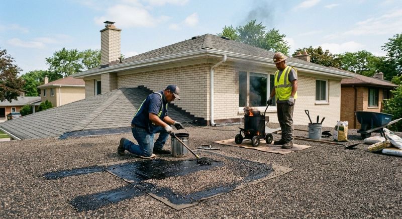 Tar And Gravel Roof Repair in Windsor, CO