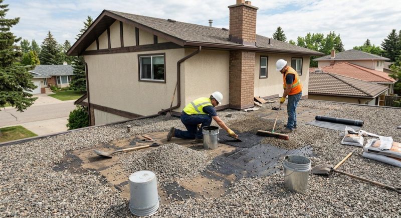 Tar And Gravel Roof Repair in Windsor, CO
