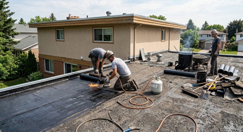 Tar Roof Repair in Larimer County, CO