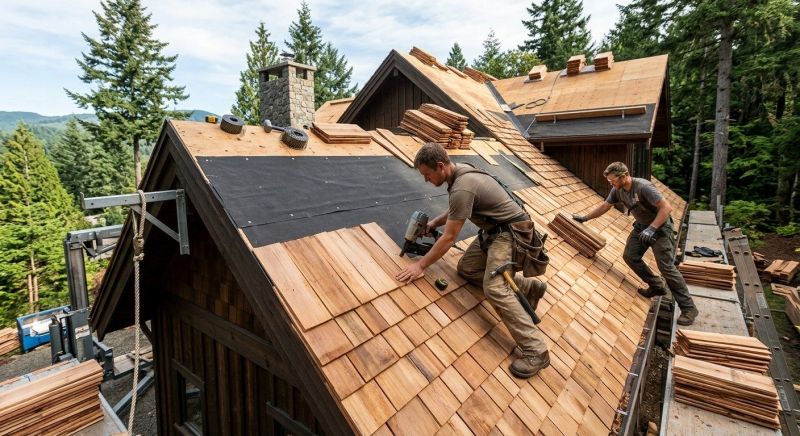Wood Roofing Installation in Johnstown, CO