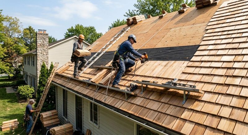 Wood Roofing Installation in Larimer County, CO