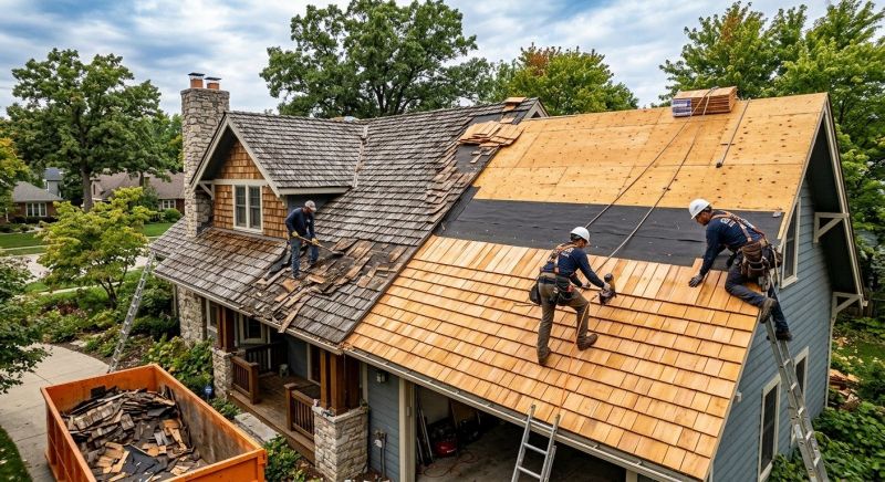 Wood Shake Roof Replacement in Larimer County, CO