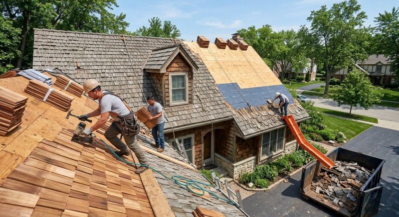 Wood Shake Roof Replacement in Larimer County, CO