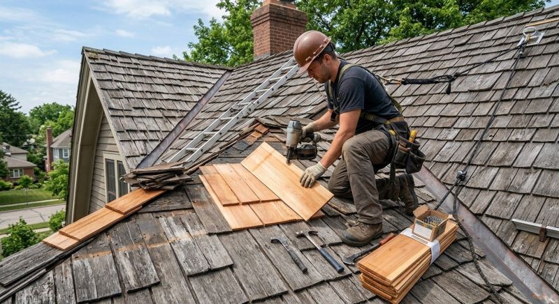 Wood Shingles Repair in Loveland, CO